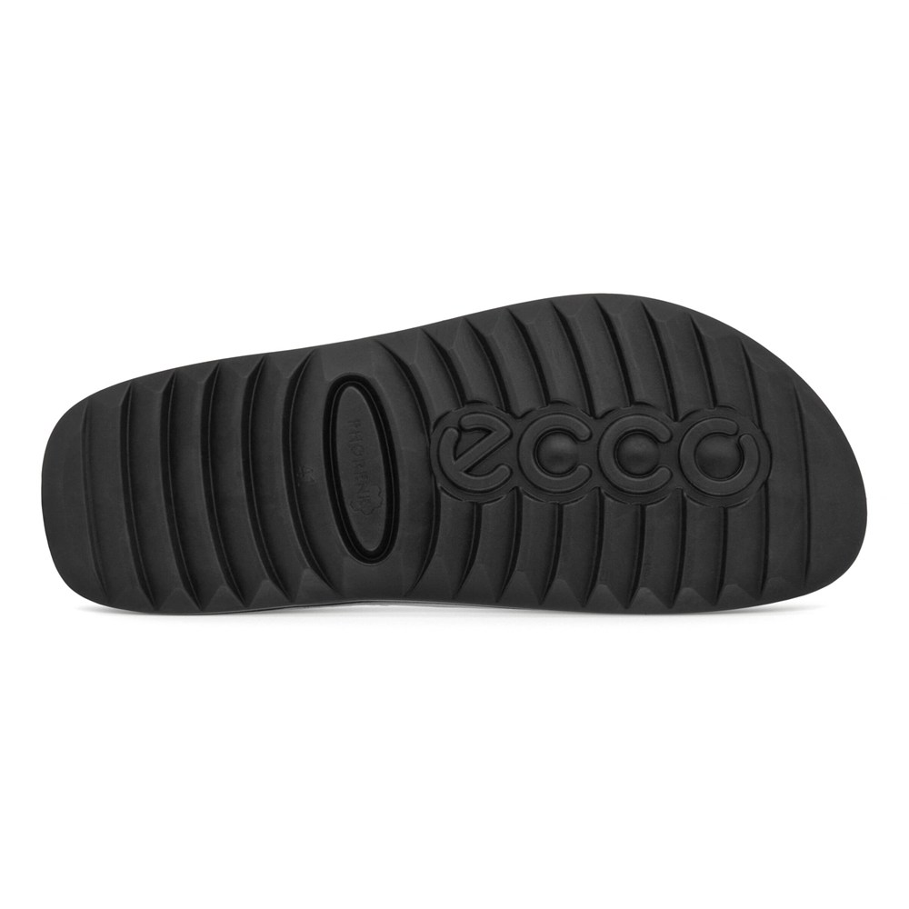 ECCO Mens Sandals Black - 2Nd Cozmo Slide - TOV-072481